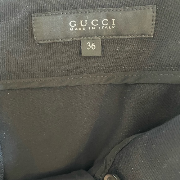 Gucci riding pant with leather and ankle zip - Picture 5 of 7